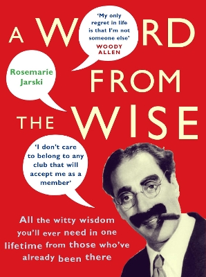 Book cover for A Word From the Wise