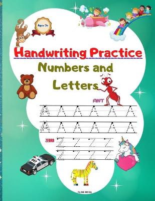 Book cover for Handwriting practice numbers and letters