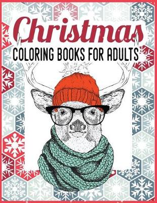 Book cover for Christmas Coloring Books for Adults