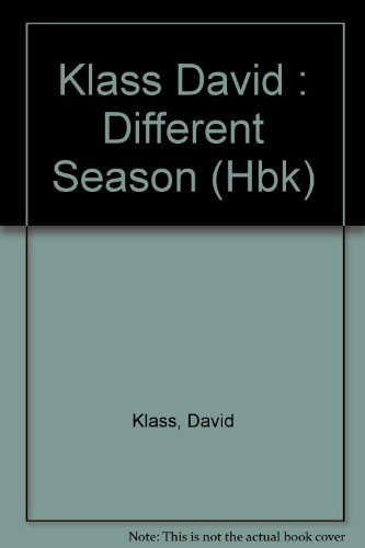 Book cover for Klass David : Different Season (Hbk)