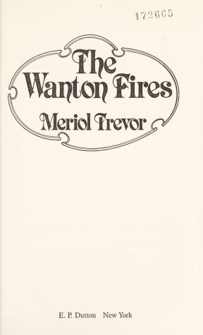 Book cover for The Wanton Fires