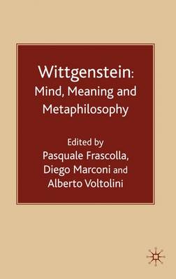 Book cover for Wittgenstein: Mind, Meaning and Metaphilosophy