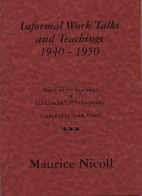 Book cover for Informal Work Talks and Teachings