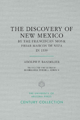 Book cover for The Discovery of New Mexico by the Franciscan Monk Friar Marcos de Niza in 1539