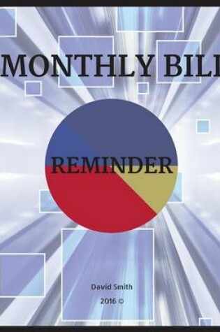 Cover of Monthly Bill Reminder