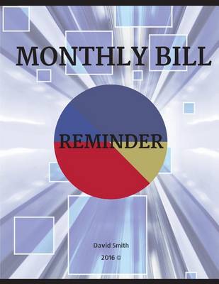 Book cover for Monthly Bill Reminder