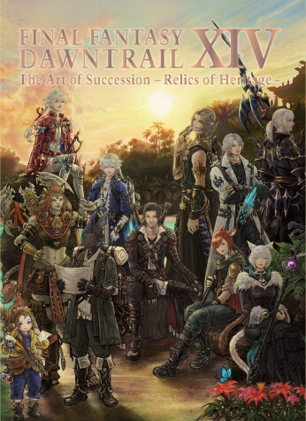 Book cover for Dawntrail -- The Art of Succession -Relics of Heritage-