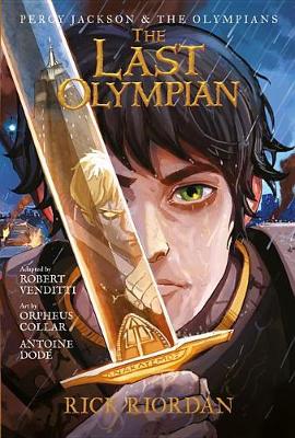 Book cover for The Last Olympian: The Graphic Novel