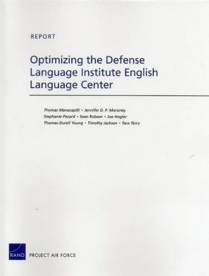 Book cover for Optimizing the Defense Language Institute English Language Center