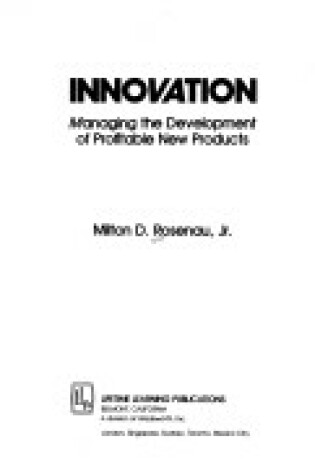 Cover of Innovation