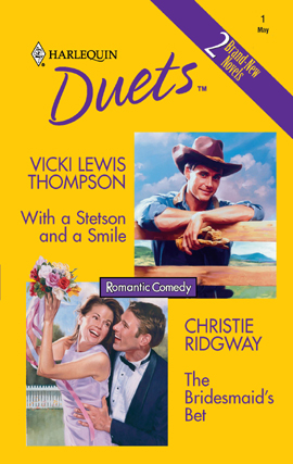 Book cover for With a Stetson and a Smile & the Bridesmaid's Bet