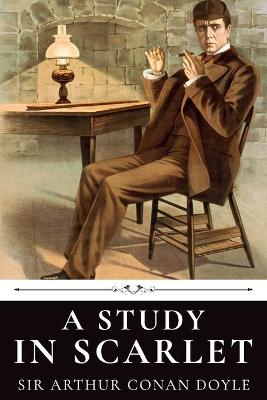 Book cover for A Study in Scarlet by Sir Arthur Conan Doyle