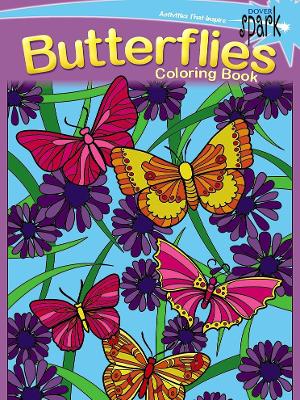 Book cover for SPARK -- Butterflies Coloring Book