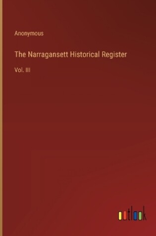 Cover of The Narragansett Historical Register