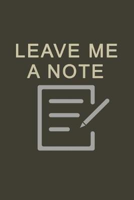 Book cover for Leave Me a Note