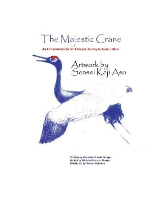 Book cover for The Majestic Crane Art By Kaji Aso