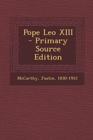 Cover of Pope Leo XIII