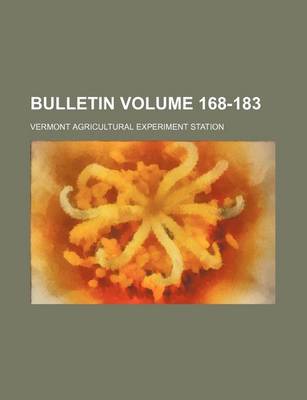 Book cover for Bulletin Volume 168-183