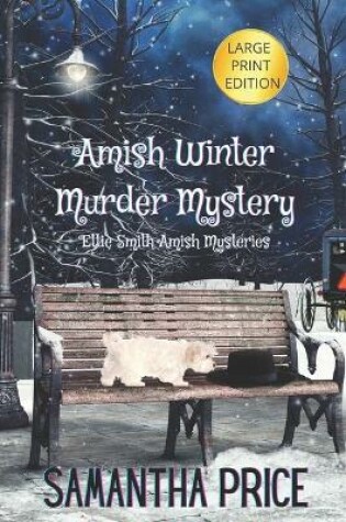 Cover of Amish Winter Murder Mystery LARGE PRINT