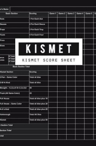 Cover of Kismet Score Sheet