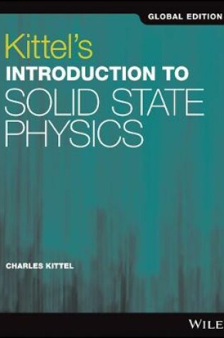 Cover of Kittel's Introduction to Solid State Physics, Global Edition