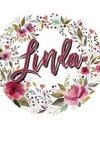 Book cover for Linda Floral Wreath Personalized Notebook