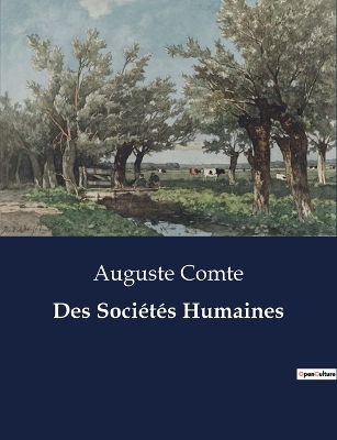 Book cover for Des Sociétés Humaines