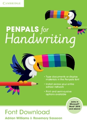 Book cover for Penpals for Handwriting Font Download