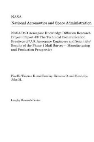 Cover of Nasa/Dod Aerospace Knowledge Diffusion Research Project