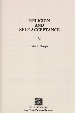 Cover of Religion and Self-Acceptance