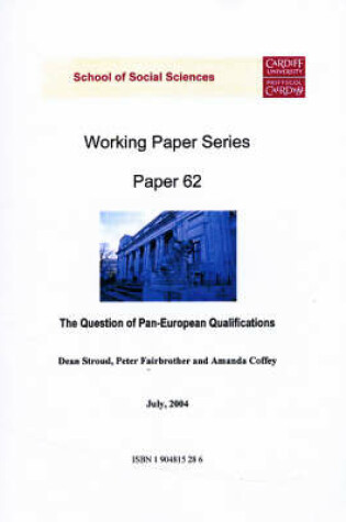 Cover of The Question of Pan-European Qualifications