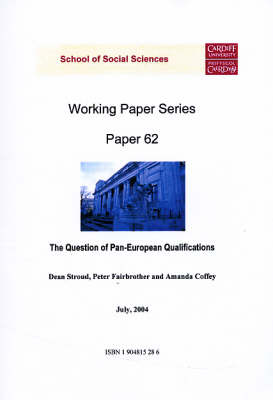 Cover of The Question of Pan-European Qualifications