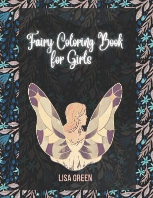 Book cover for Fairy Coloring Book for Girls