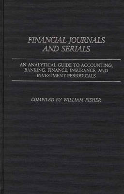 Book cover for Financial Journals and Serials