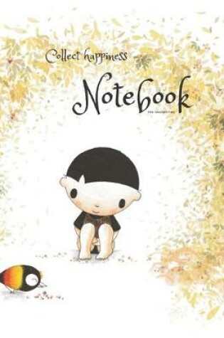 Cover of Collect happiness notebook for handwriting ( Volume 2)(8.5*11) (100 pages)