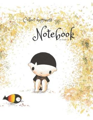 Cover of Collect happiness notebook for handwriting ( Volume 2)(8.5*11) (100 pages)