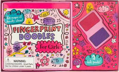 Book cover for Fingerprint Doodles for Girls