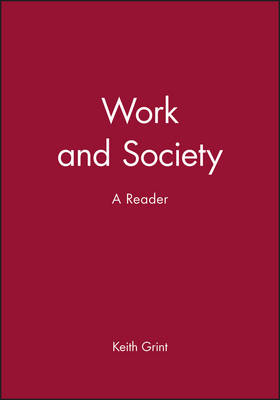 Book cover for Work and Society