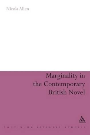 Cover of Marginality in the Contemporary British Novel