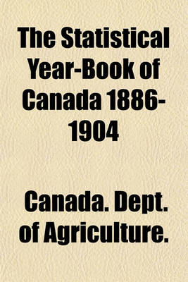 Book cover for The Statistical Year-Book of Canada for Volume 6