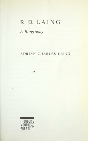 Book cover for R. D. Laing