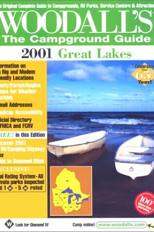 Cover of Woodall's Great Lakes Camping Guide, 2001
