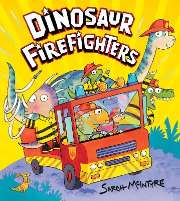 Book cover for Dinosaur Firefighters