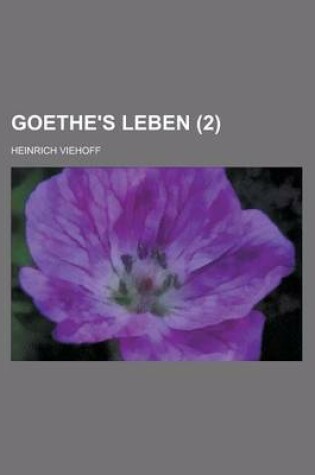 Cover of Goethe's Leben (2)