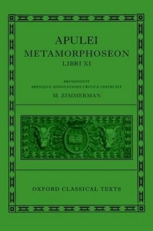 Cover of Apulei Metamorphoseon Libri XI