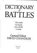 Cover of The Dictionary of Battles