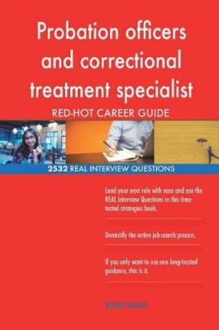 Cover of Probation officers and correctional treatment specialist RED-HOT Career; 2532 RE