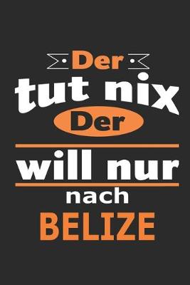 Book cover for Der tut nix Der will nur nach Belize