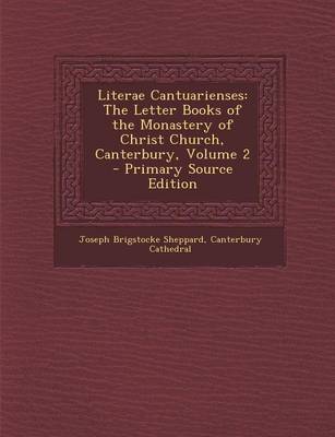 Book cover for Literae Cantuarienses