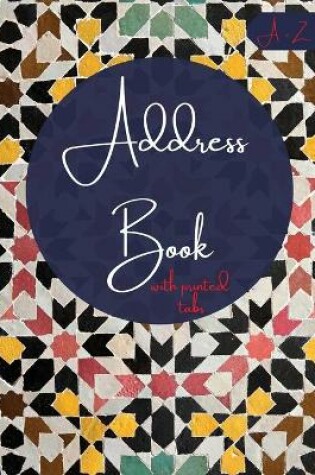 Cover of Address Book with Printed Tabs